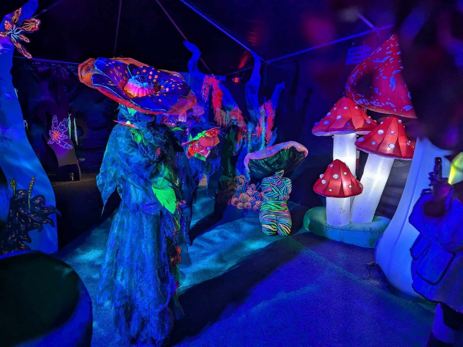 Alice's Dream immersive theater production, corporate party, alice in wonderland, event